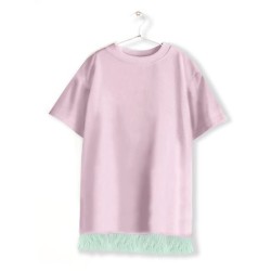 Embellished Fleece Dress Purple