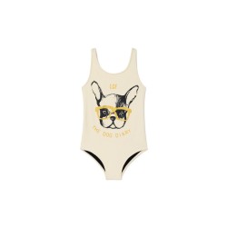 Ohana Dog Bathing Suit   Cream