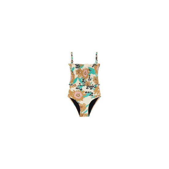 Hawaii Bathing Suit   Flower Print