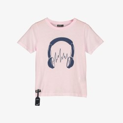 HEADPHONES SOUND TEE  ROSE