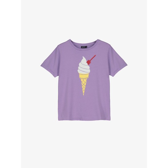 ICE CREAM SOLAR TEE PURPLE