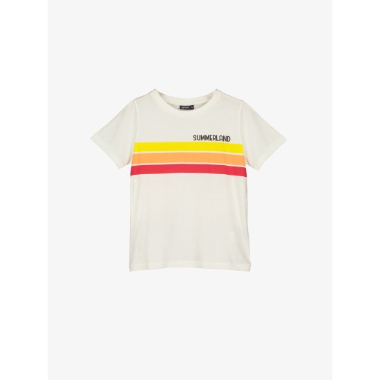SUNSET FRONT & BACK TEE  CRU