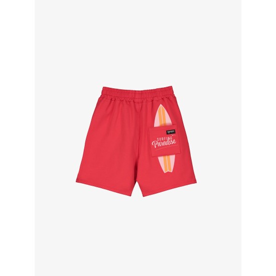 SURFER SHORTS  CHERRY