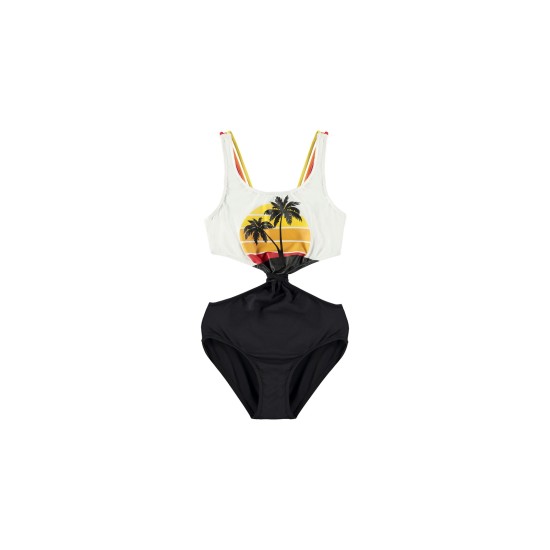 SUNSET PALMS TRIKINI MULTI