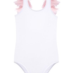 white tank with pink petals