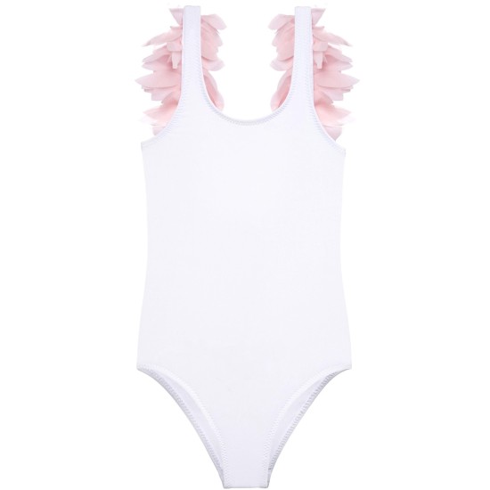 white tank with pink petals