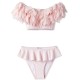 Pink Draped Bikini with Petals
