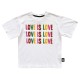 LOVE IS LOVE Skate T-shirt  White
