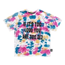 YOU ARE TO OLD TIE DYE Skate T-shirt  Multicolor
