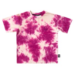 SHOCKING PINK TIE DYE Skate T-shirt  Sandshell