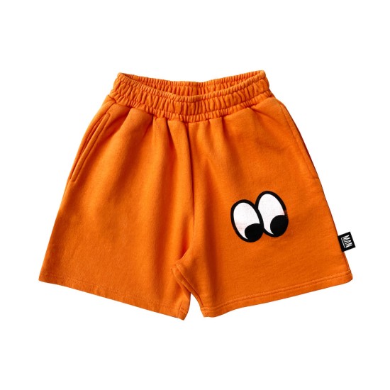 EYE BALL orange Board Shorts  Hawaiian Sunset