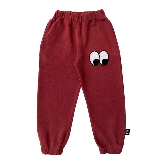 EYE BALL Jogging Pants  Rio Red