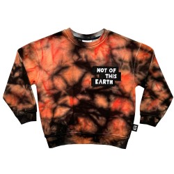 NOT OF THIS EARTH Sweatshirt  Tie Dye
