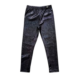 SHINY SNAKE Leggings   Black
