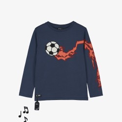Goal Sound Tee  Navy