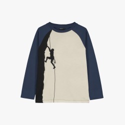 Climber Front & Back Tee  Chalk