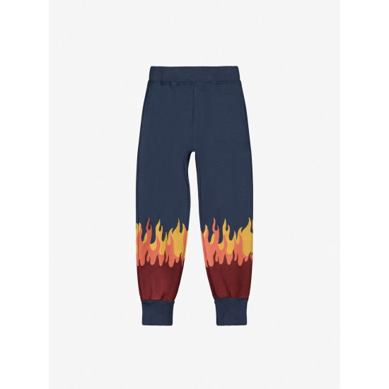 Flames Jogger Pants  Navy