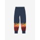 Flames Jogger Pants  Navy