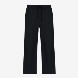 Graffiti Straight Pants   Black