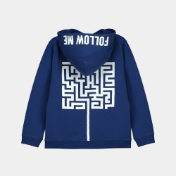 Labyrinth Big Hoodie  Klein