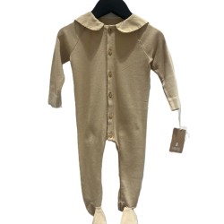 Babygrow w/ Collar  sand