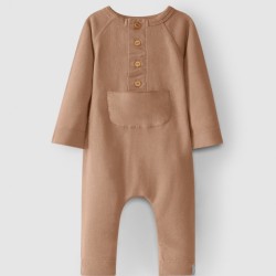 Romper Carded jersey w/pocketPow pink