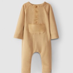 Romper Carded jersey w/pocketAlmond