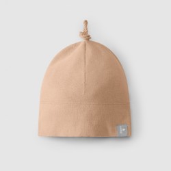 Beanie with knot Nude