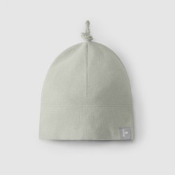 Beanie with knot Mint blu