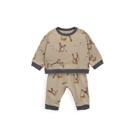 Printed Rib Pajama  Cesar
