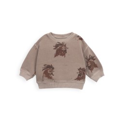 Printed Fleece Sweater  Cesar