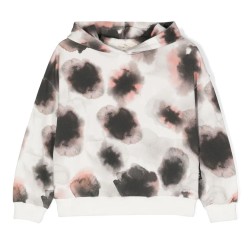 Abstract Print HoodieOff-white