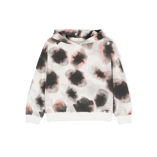Abstract Print HoodieOff-white