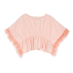 Embellished Kaftan Top  Peach