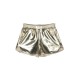 Metallic Running Shorts  Gold