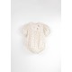 Embroidered Romper Suit w/ Yoke  Floral