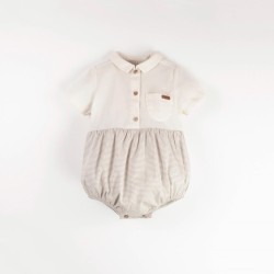 Off-White contrasting romper suit