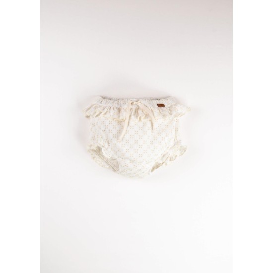 Swiss Embroidery culotte with frills