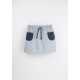 Skirt with Navy blue pockets