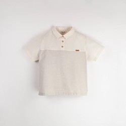 Sand Striped contrasting shirt