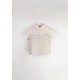 Sand Striped contrasting shirt