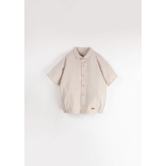 Sand shirt with side panel