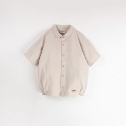 Sand shirt with side panel