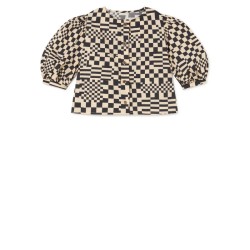 Nevermore Blouse  cream-black