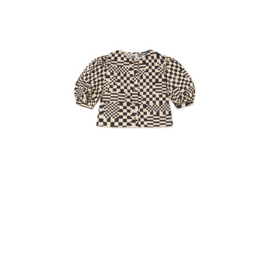 Nevermore Blouse  cream-black