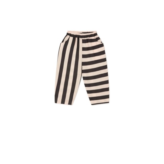 Iconic Lines Pants  cream-black