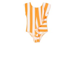Iconic Lines Bathing Suit     amber-white
