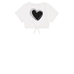 Big Love Knot T-Shirt  white-black