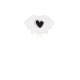 Big Love Knot T-Shirt  white-black
