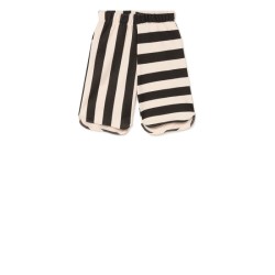 Iconic Lines Soft shorts  cream-black